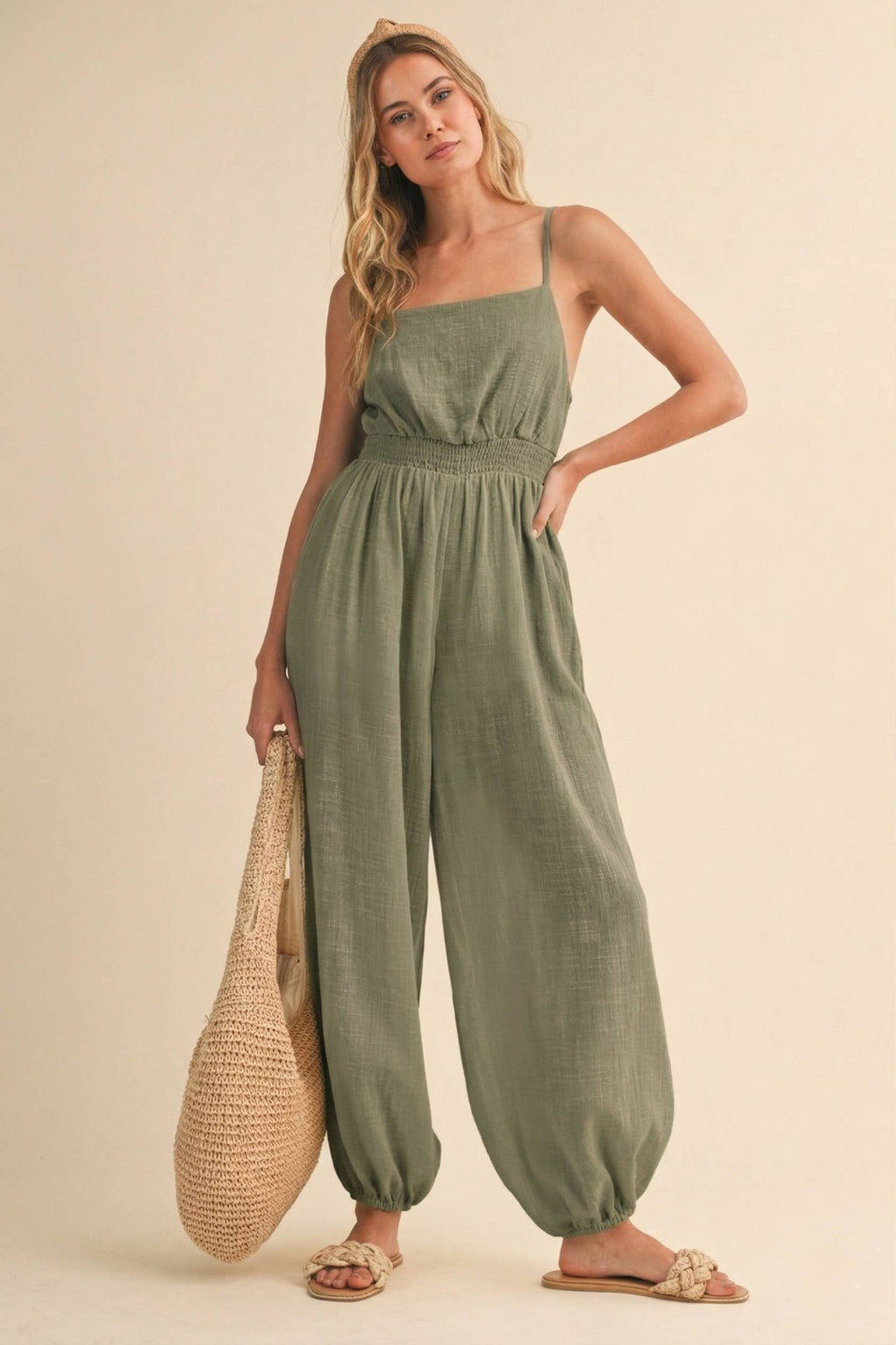 Olive Oasis Jumpsuit