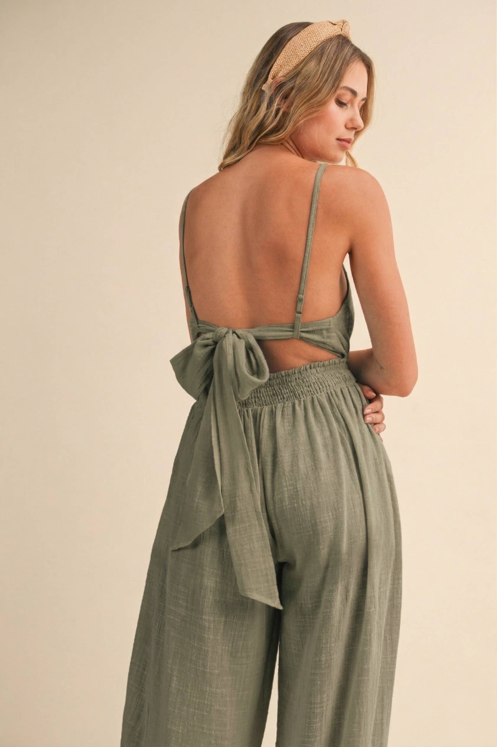 Olive Oasis Jumpsuit