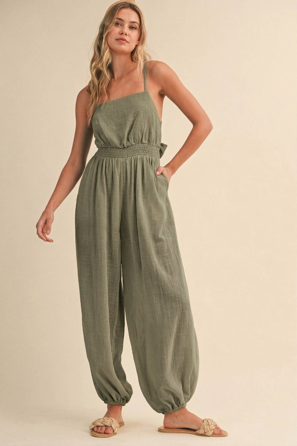 Olive Oasis Jumpsuit