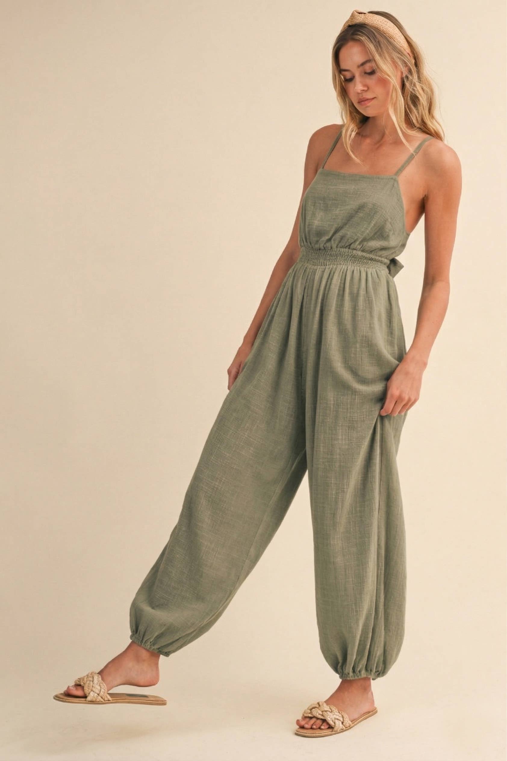 Olive Oasis Jumpsuit