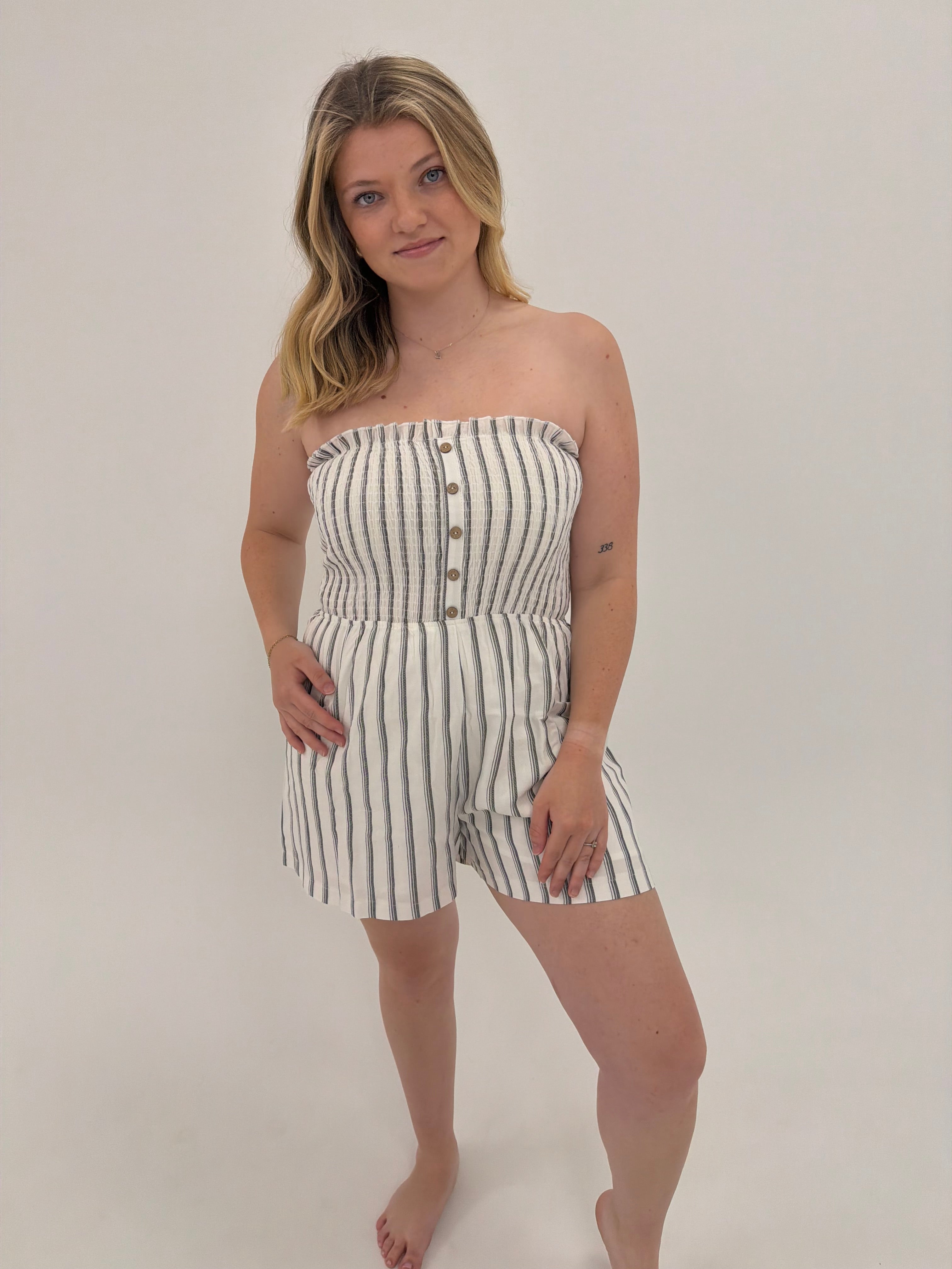 Seaside Stripe Romper