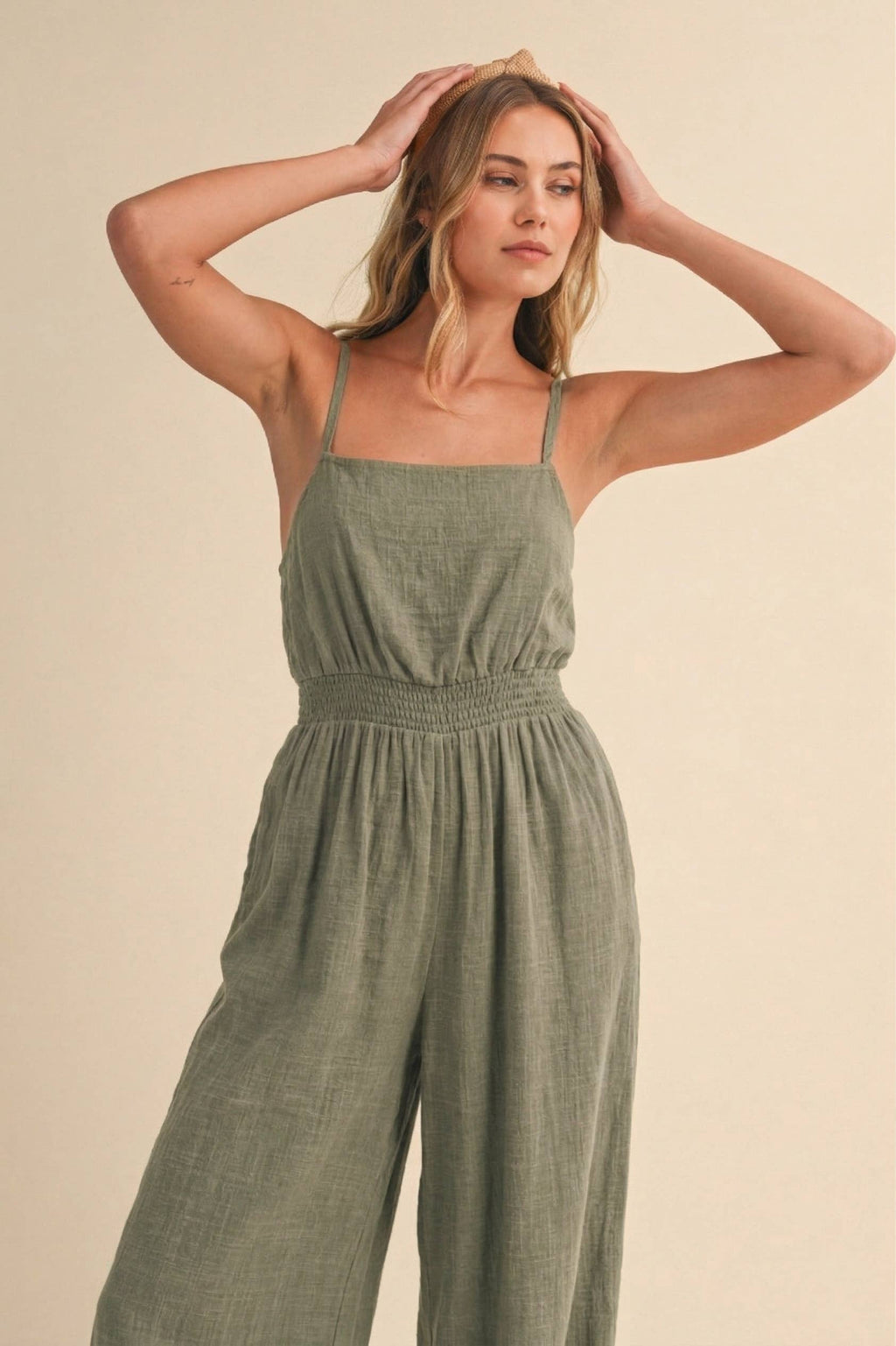 Olive Oasis Jumpsuit