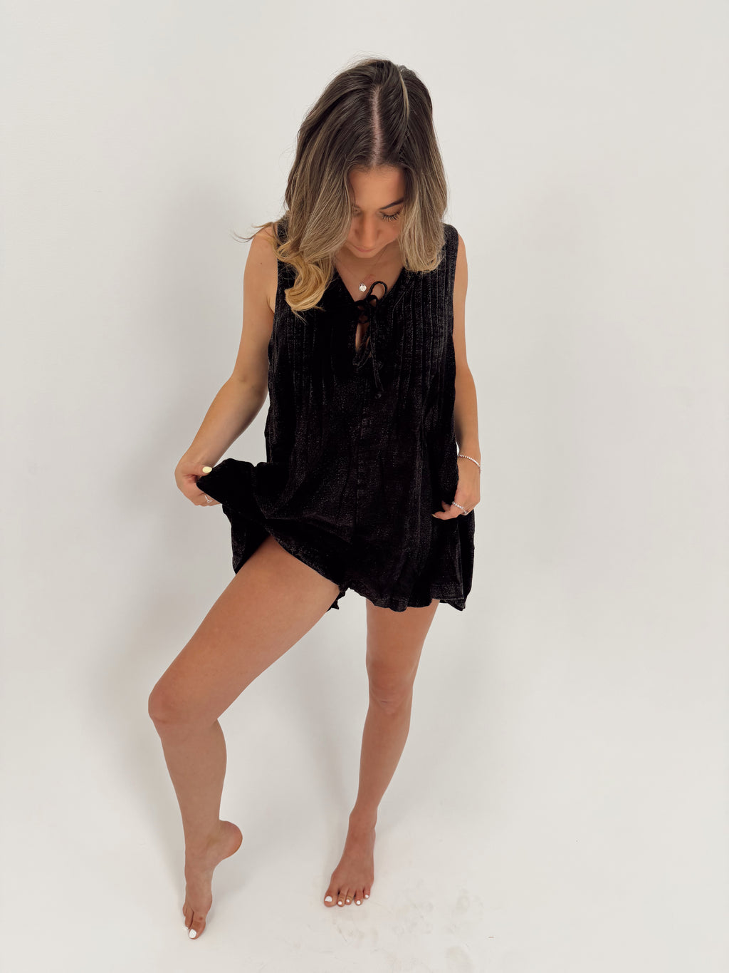 Midnight Tide Romper