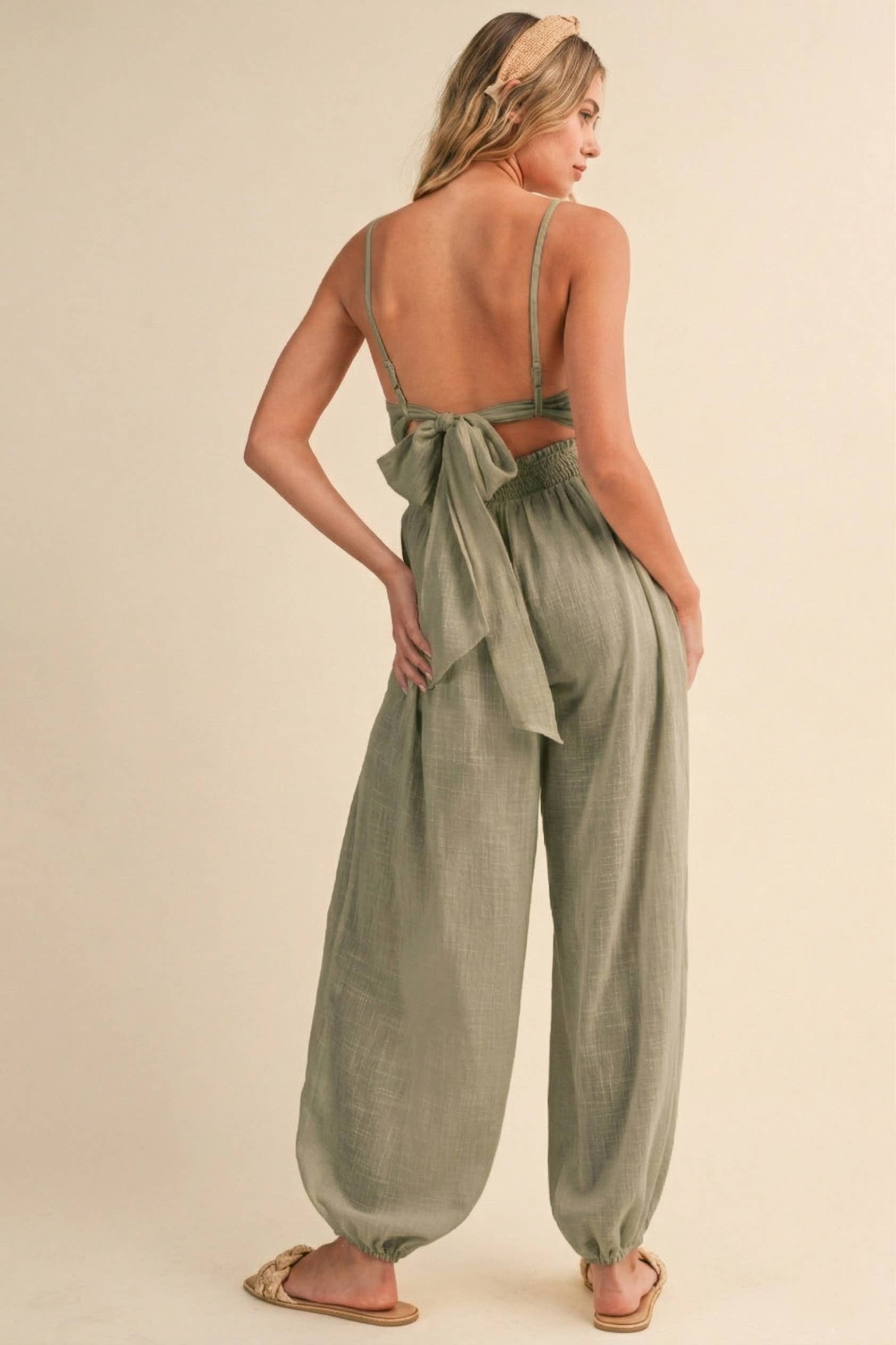 Olive Oasis Jumpsuit