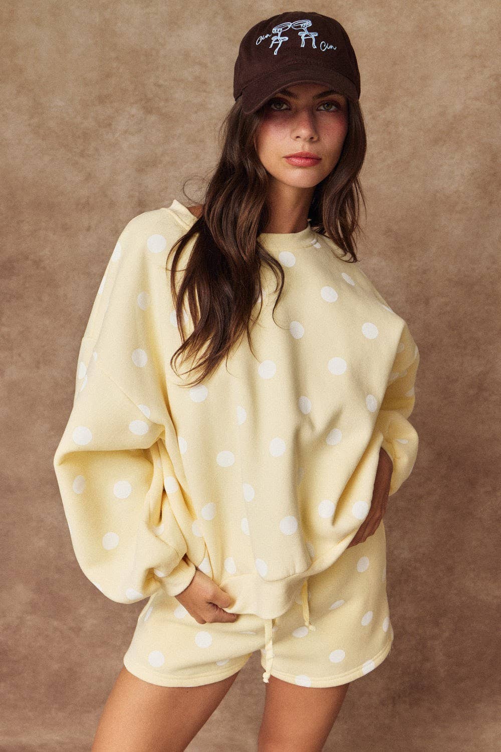 Buttercream Polka Dot Lounge Set