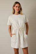 Weekend Stroll Drawstring Dress