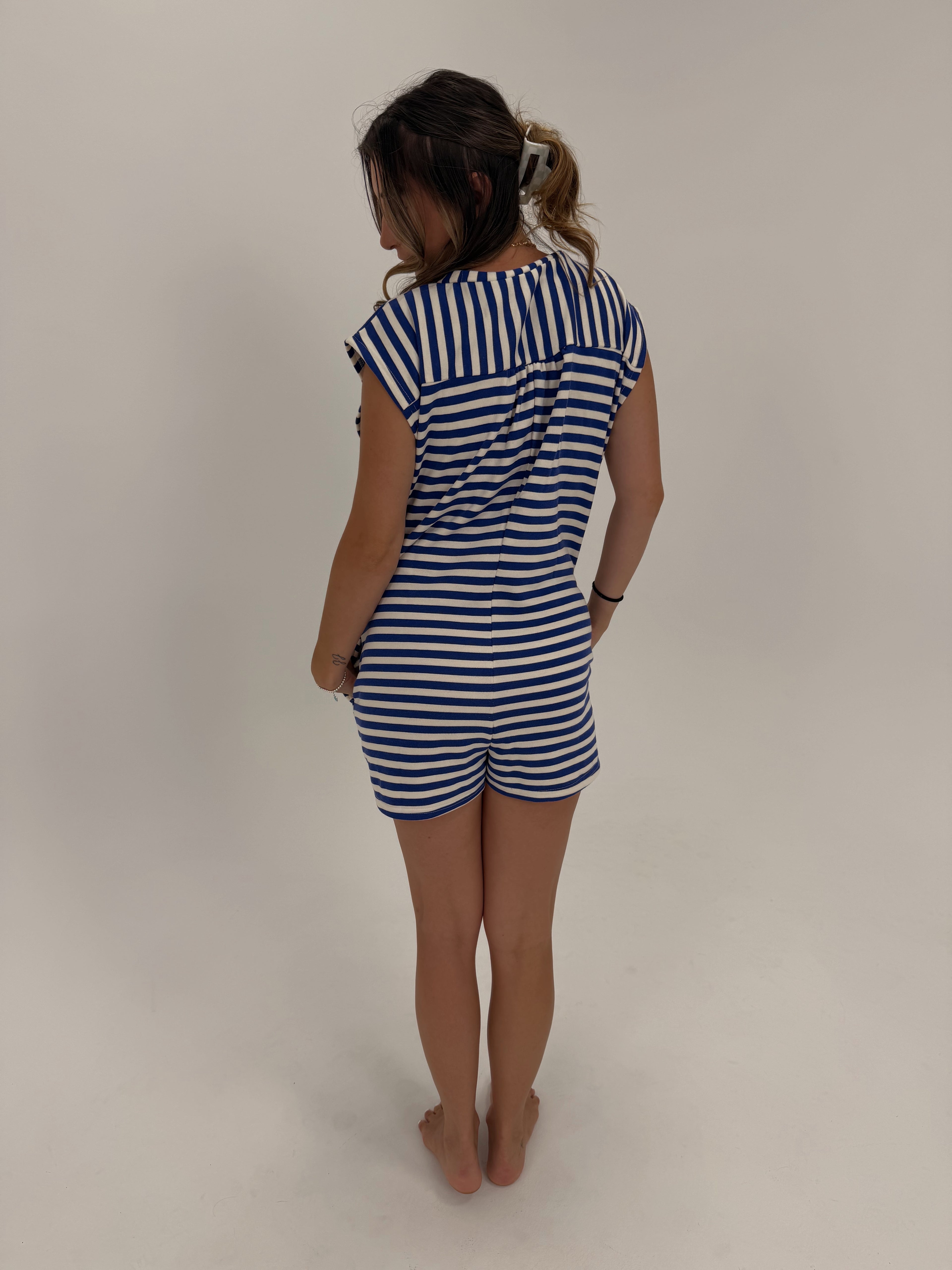 Blue Tide Romper