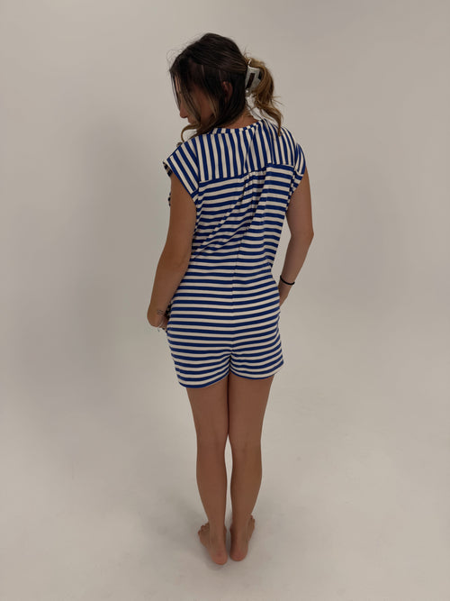 Blue Tide Romper