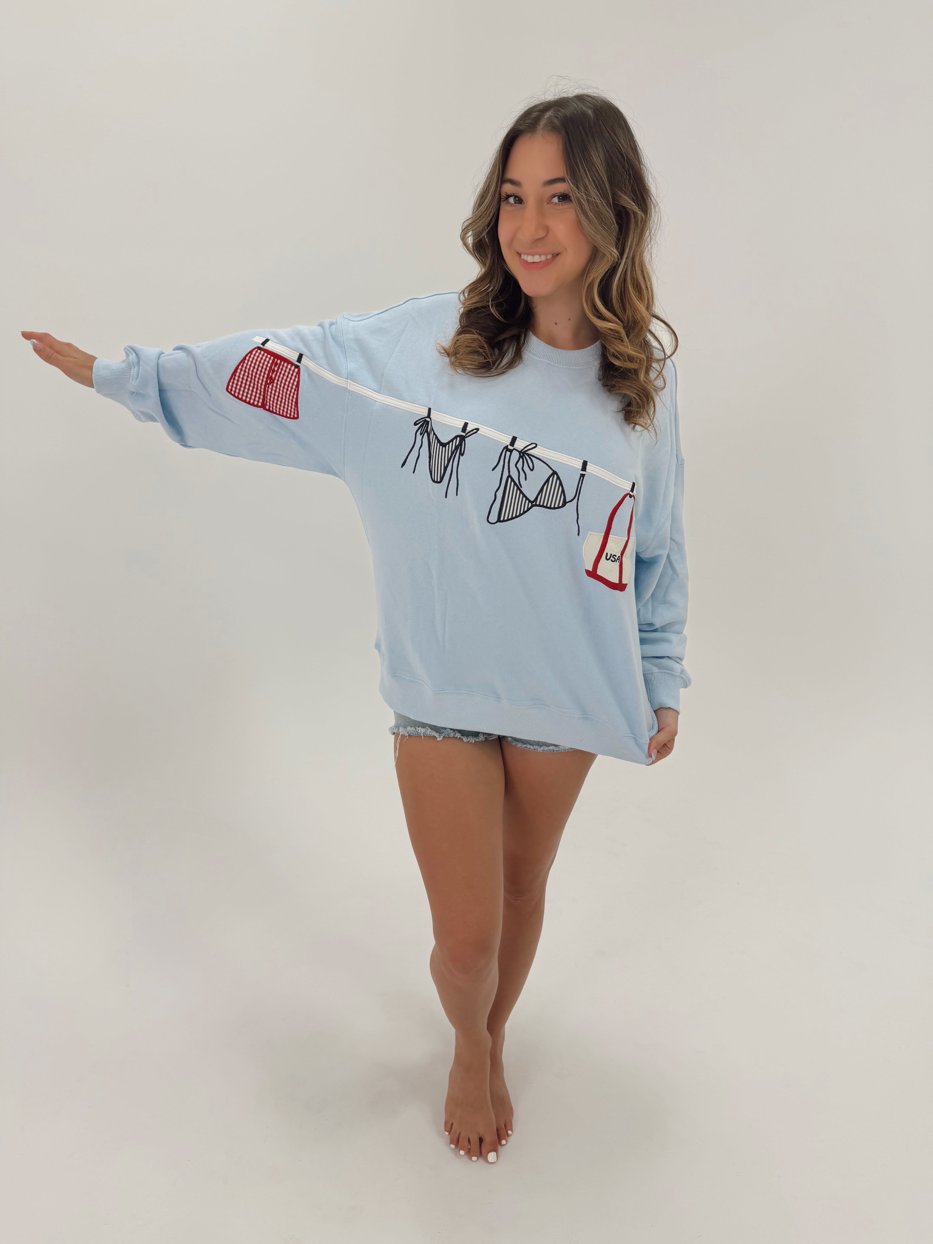 Beach Line Sweater