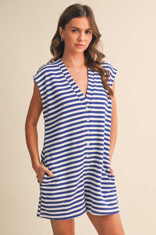 Blue Tide Romper