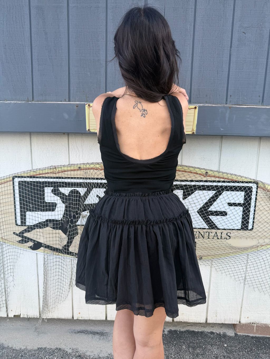 Sophie Ruffle Mini Dress