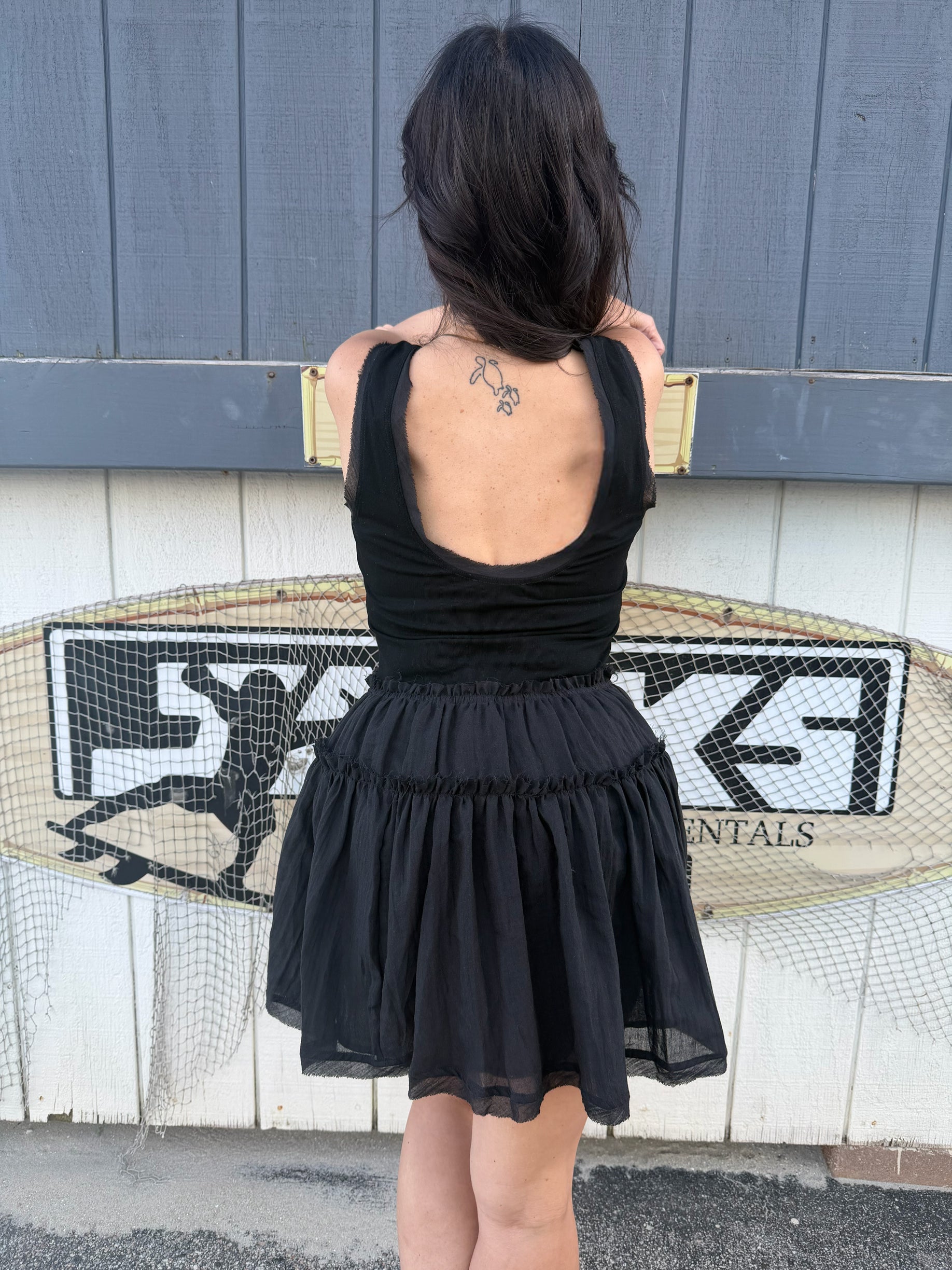 Sophie Ruffle Mini Dress