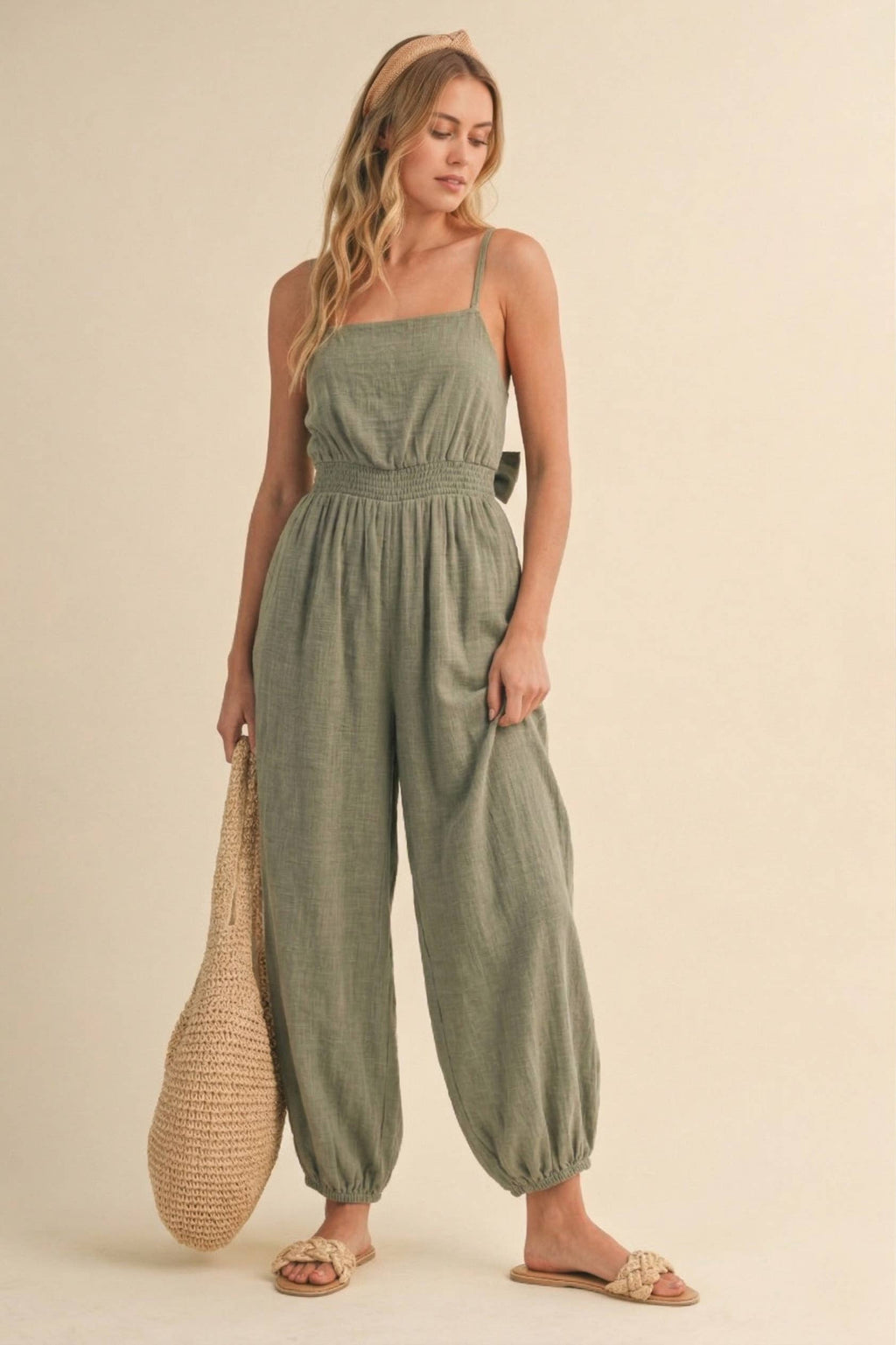 Olive Oasis Jumpsuit