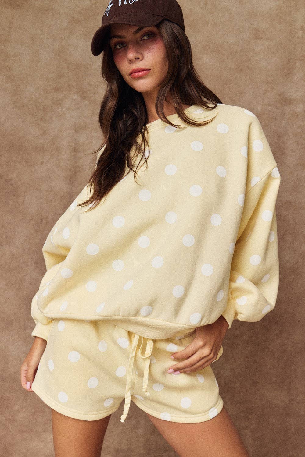 Buttercream Polka Dot Lounge Set