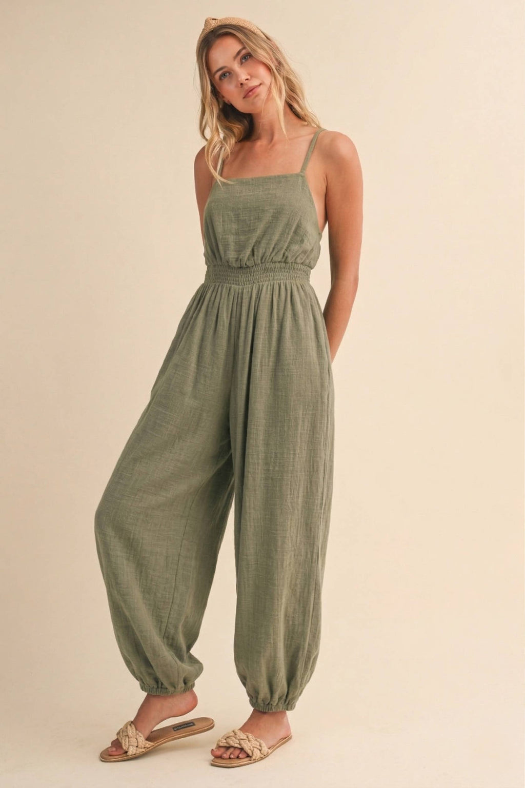 Olive Oasis Jumpsuit