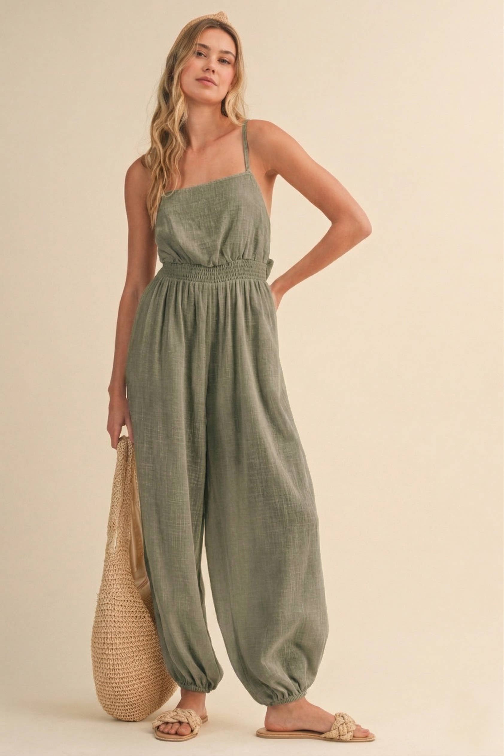 Olive Oasis Jumpsuit