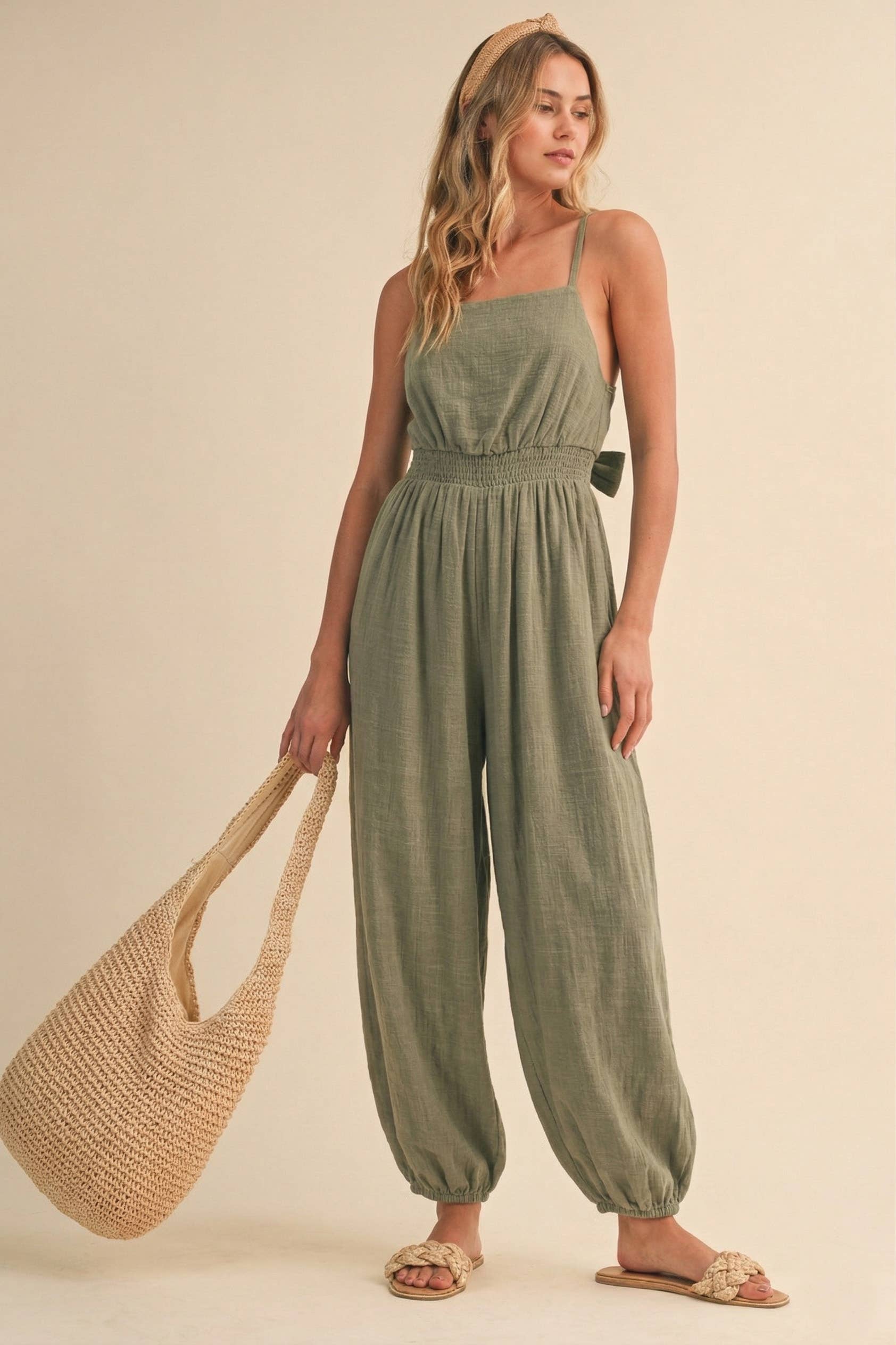 Olive Oasis Jumpsuit