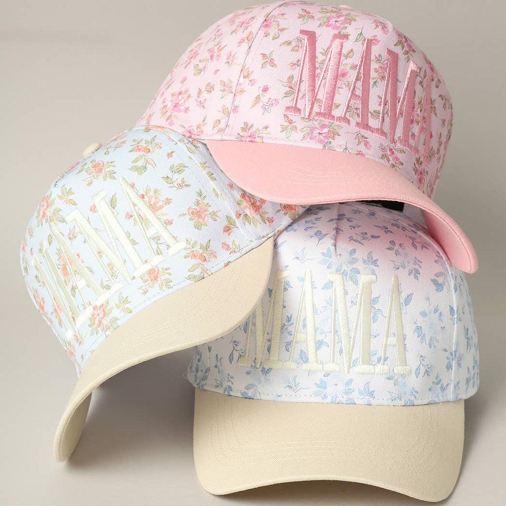 MAMA Flower Trucker Hat