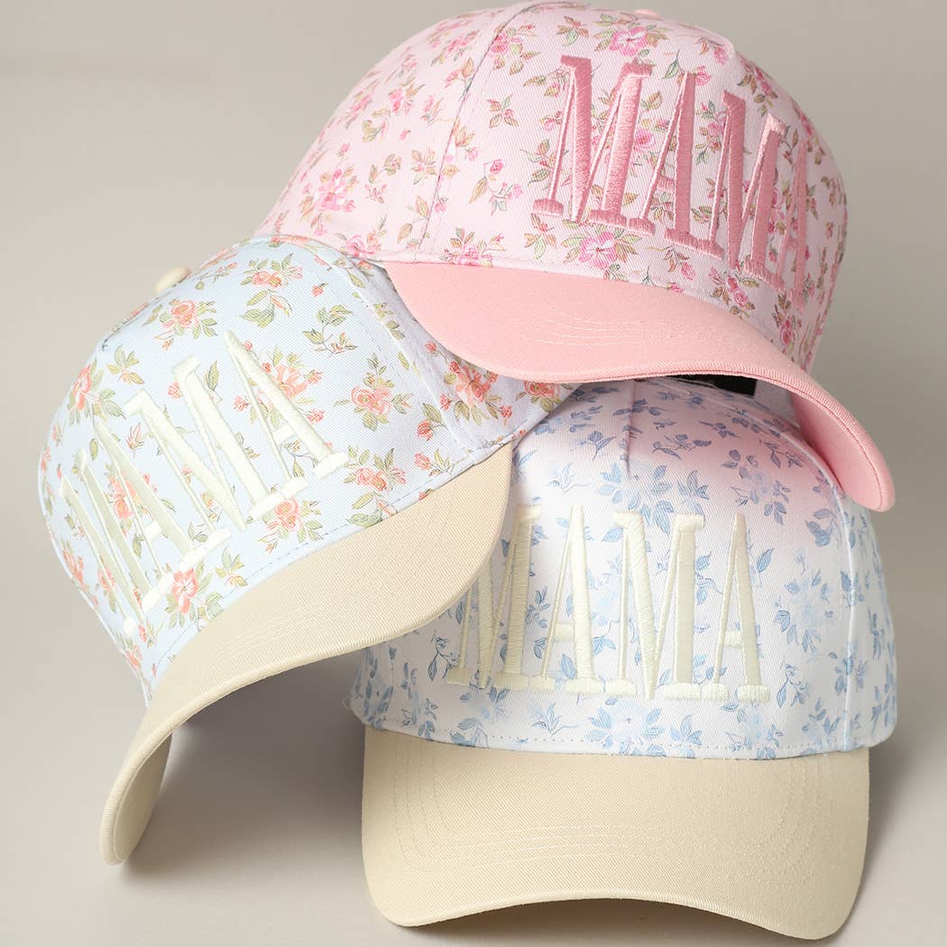 MAMA Flower Trucker Hat