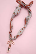 SCARF CHARM NECKLACE