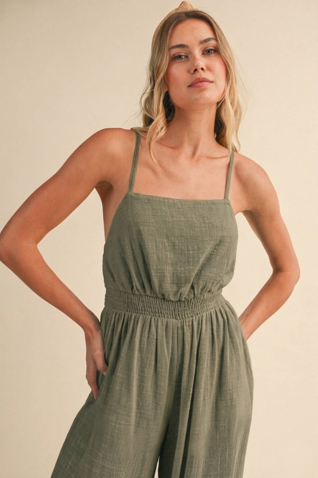 Olive Oasis Jumpsuit